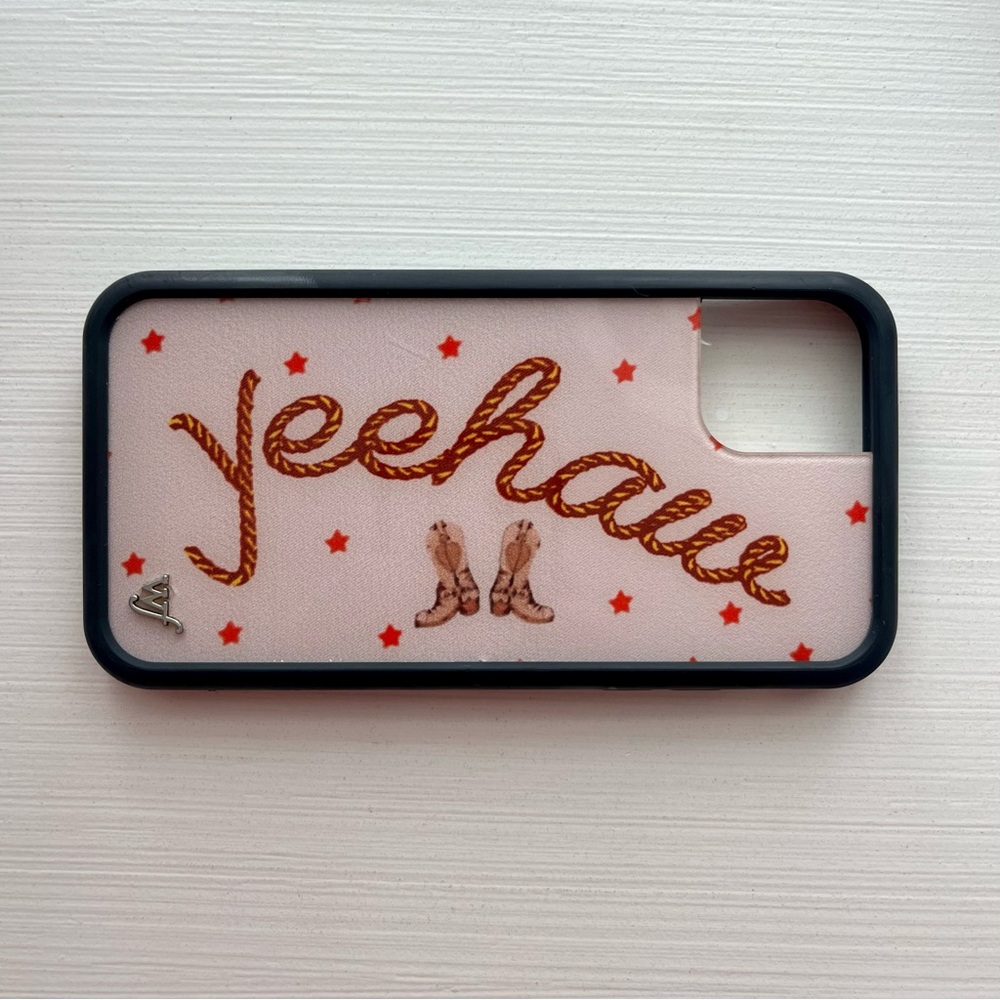 wildflower yeehaw phone case